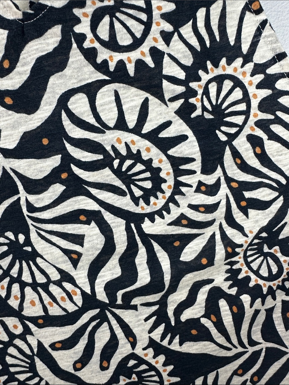 Nicole Miller New York Linen Halter Tank Top Abstract Shell Print NEW! - Picture 4 of 7